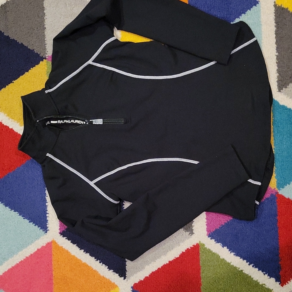 Ralph Lauren half zip pull over, size M